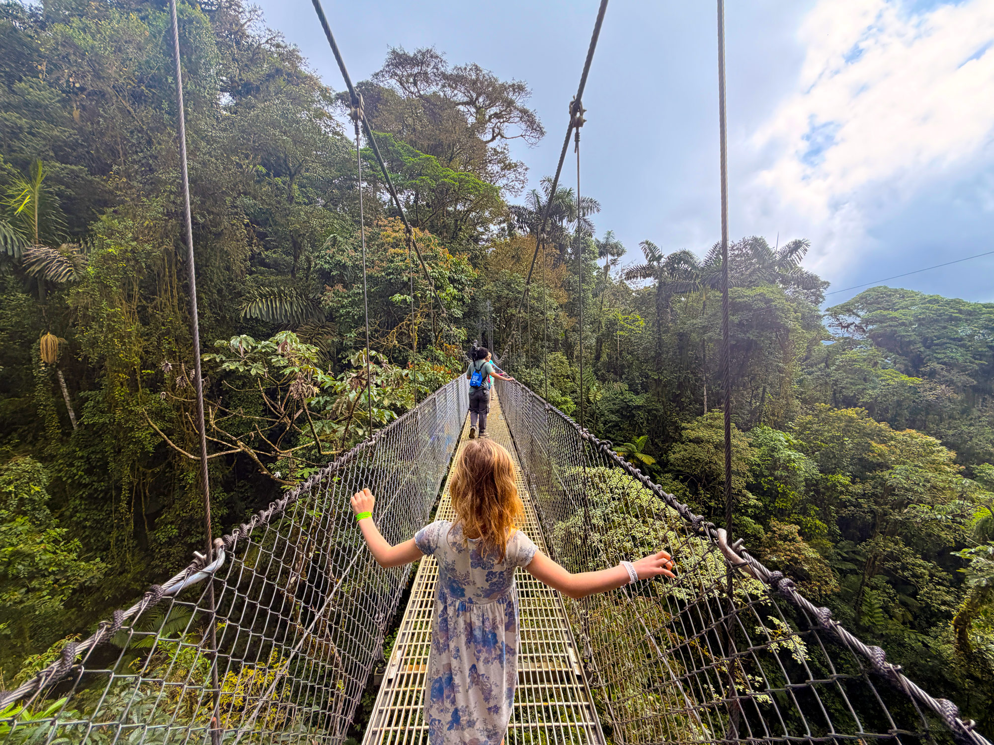 Hængebroer i Arenal Rejser til Costa Rica med børn - rejseblog om Costa Rica - C&C Travel