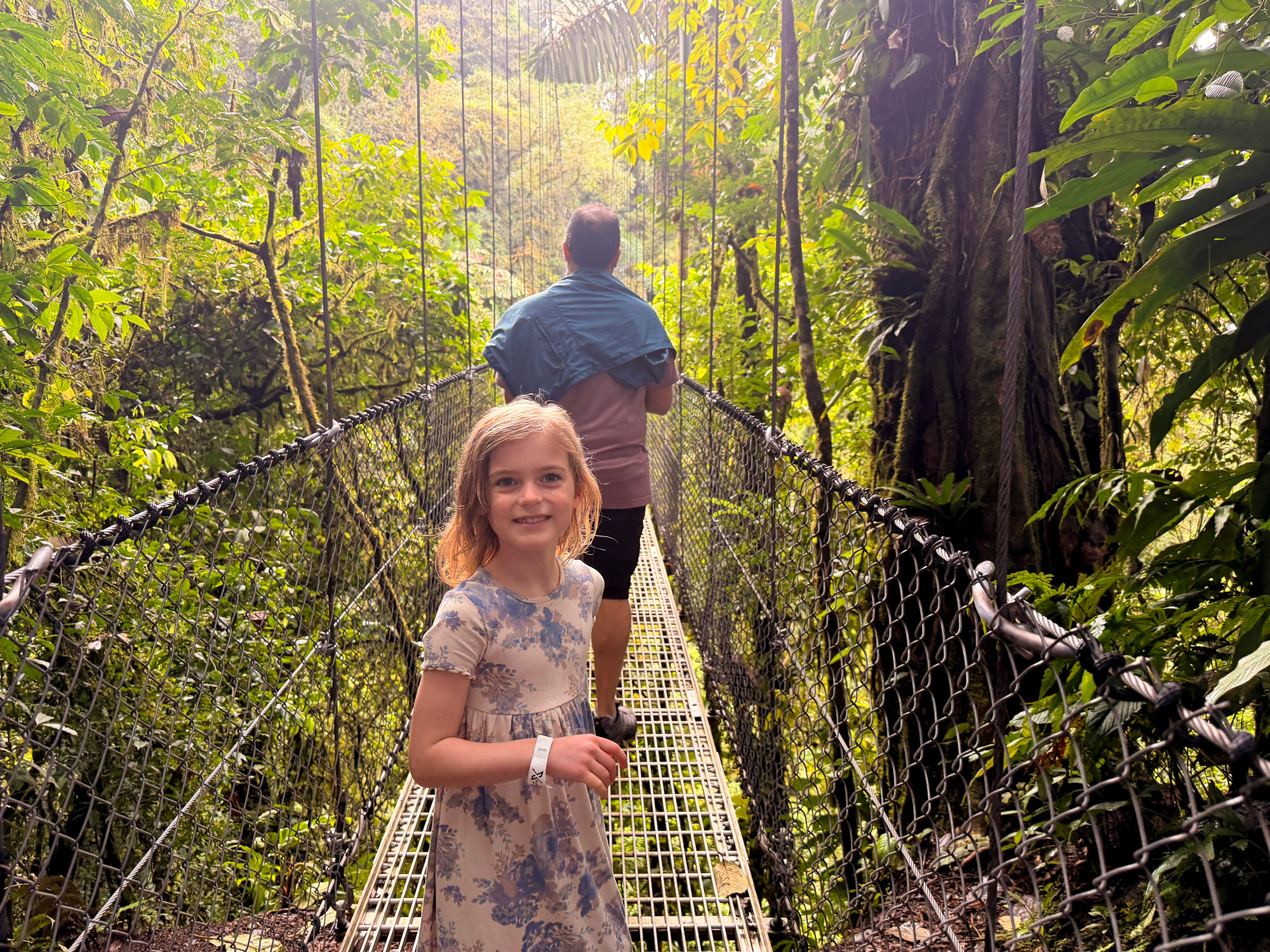 Hængebroer i Arenal Rejser til Costa Rica med børn - rejseblog om Costa Rica - C&C Travel