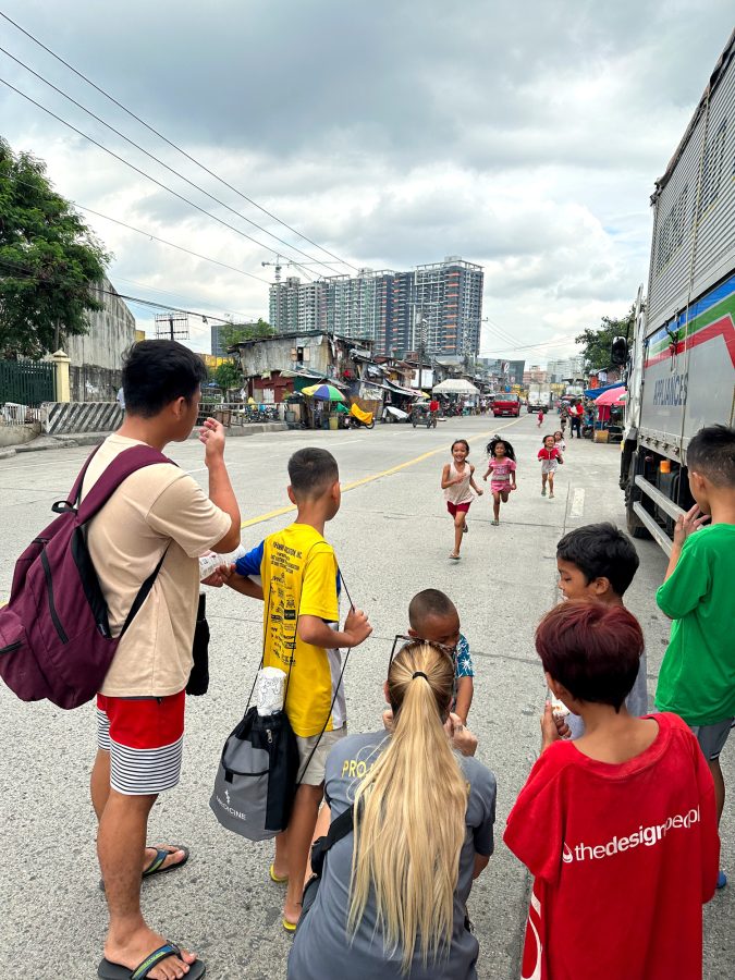 Gadebørn i Filippinerne