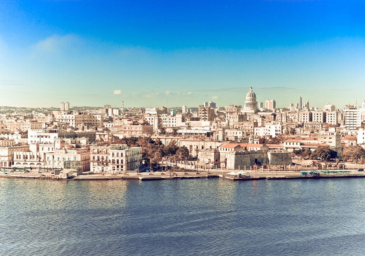 Havana set fra vandet