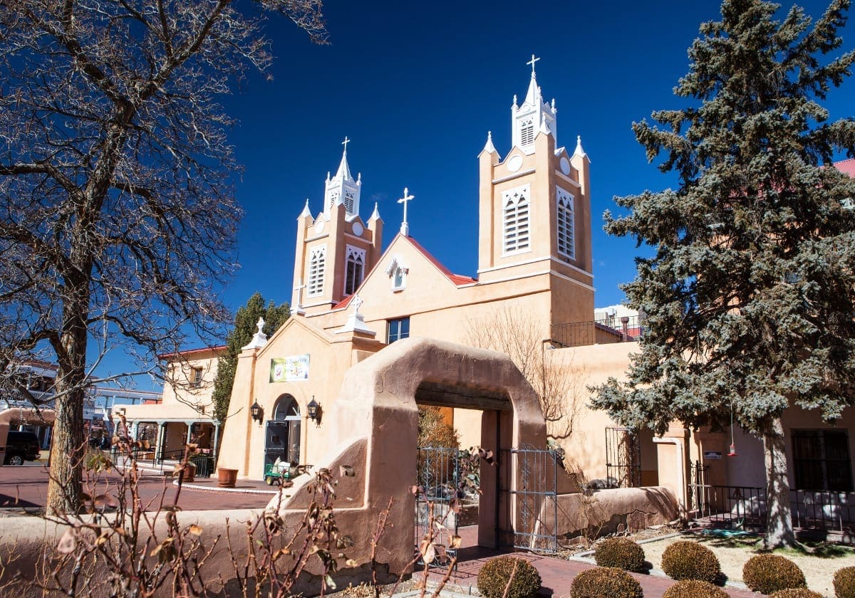 San Felipe de neri Church i Albuquerques gamle bydel
