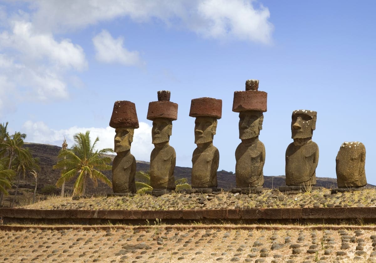 Ahu Nau Naus Moai-statuer