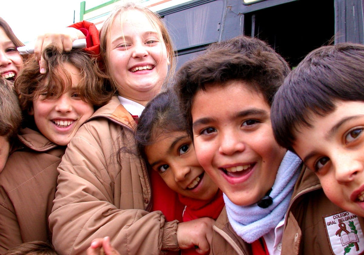 Søde børn i Ushuaia