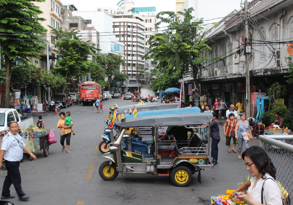 Liv i Bangkoks gader