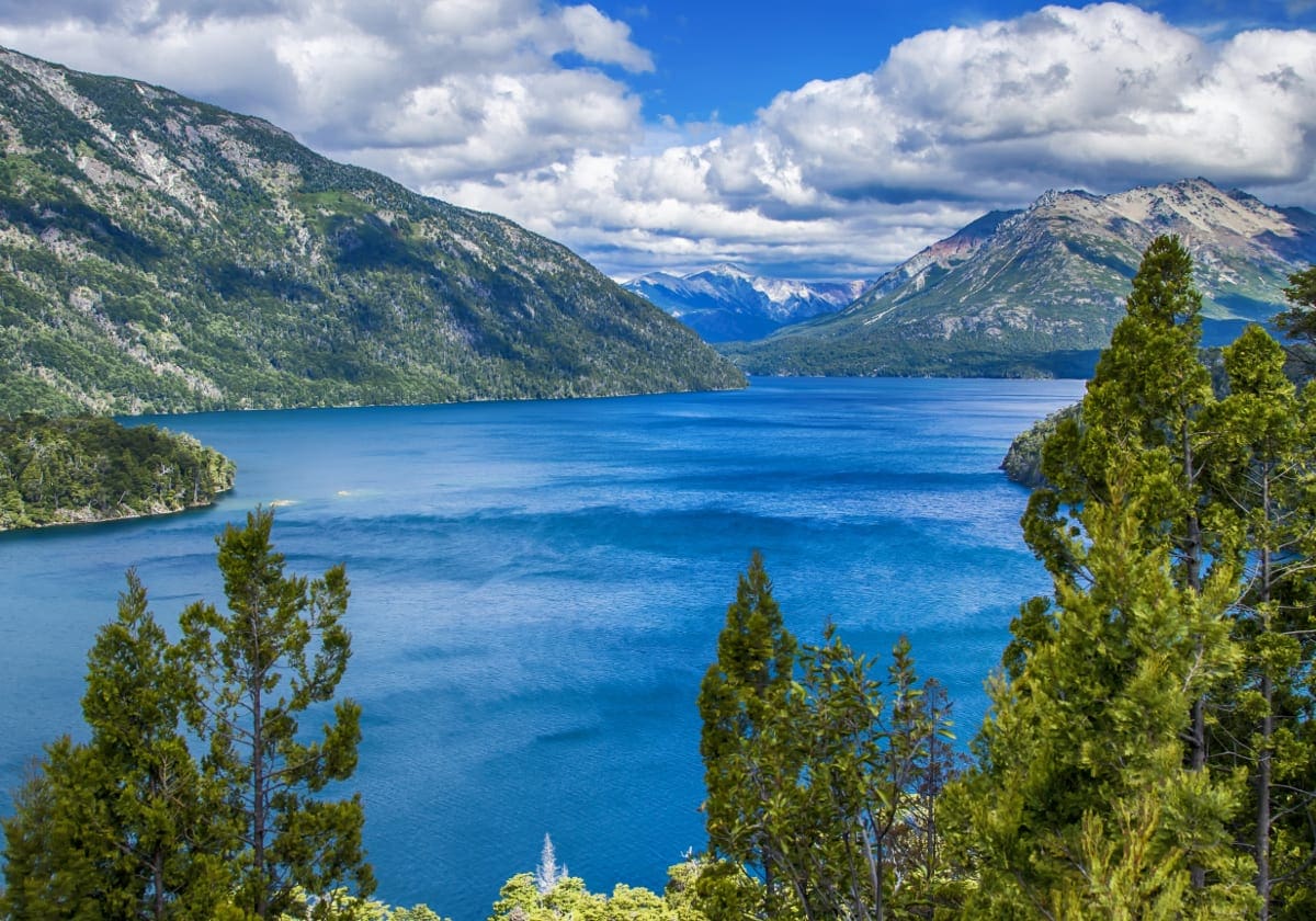 Udsigt ud over Bariloches søer