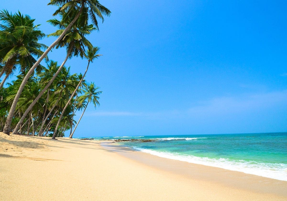 Stranden i dejlige Trincomalee