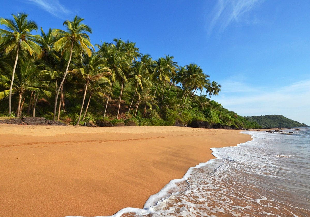 Goas flotte strand