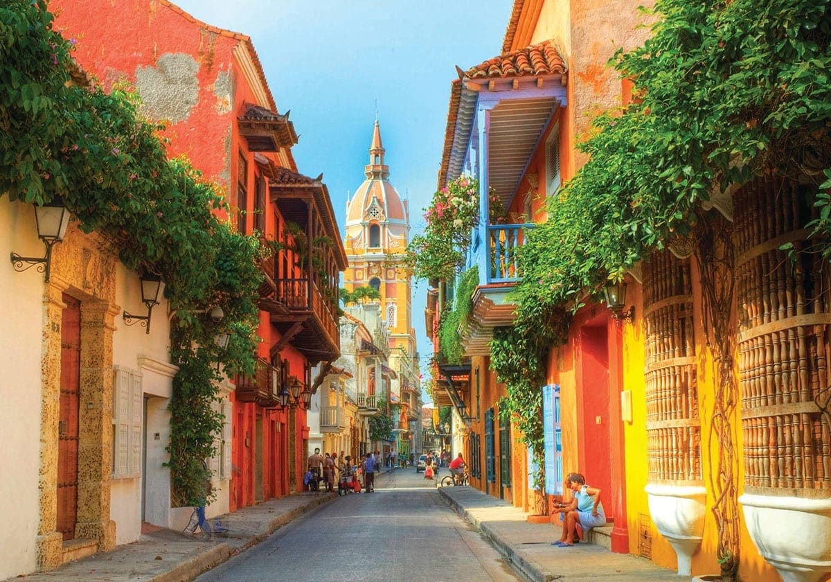 Smukke, farvestrålende Cartagena