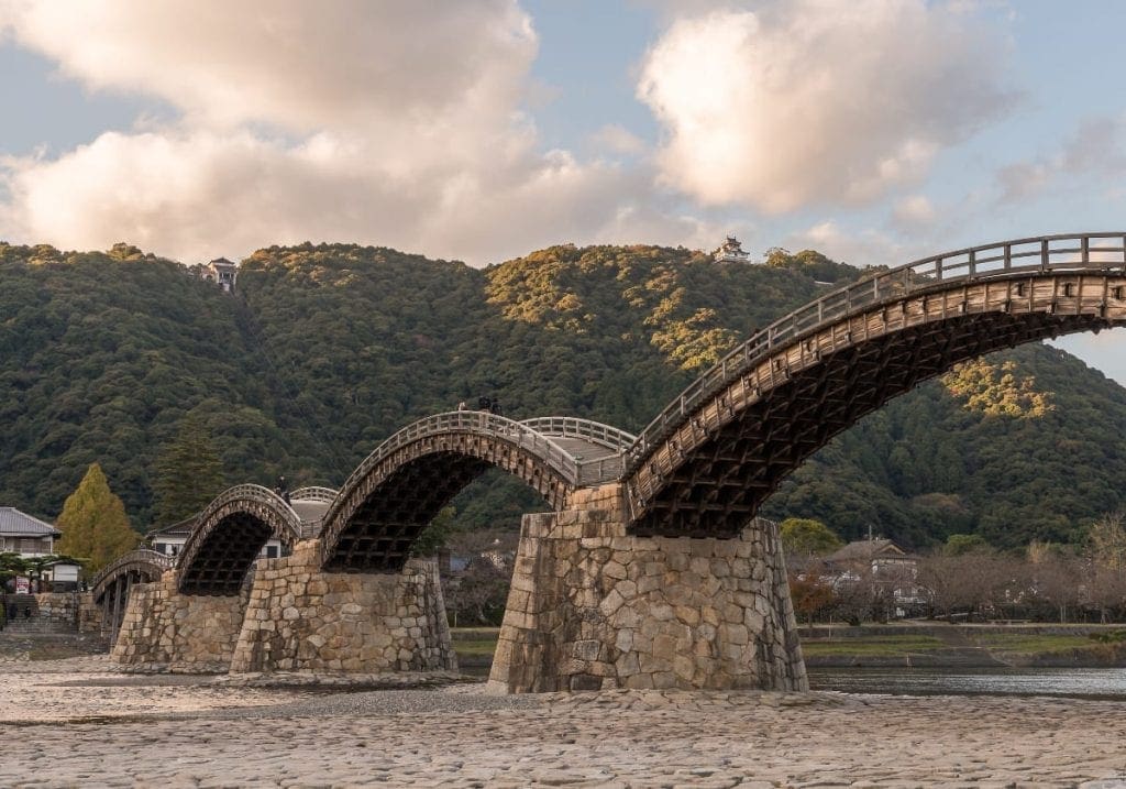 Den historiske bro Kintai