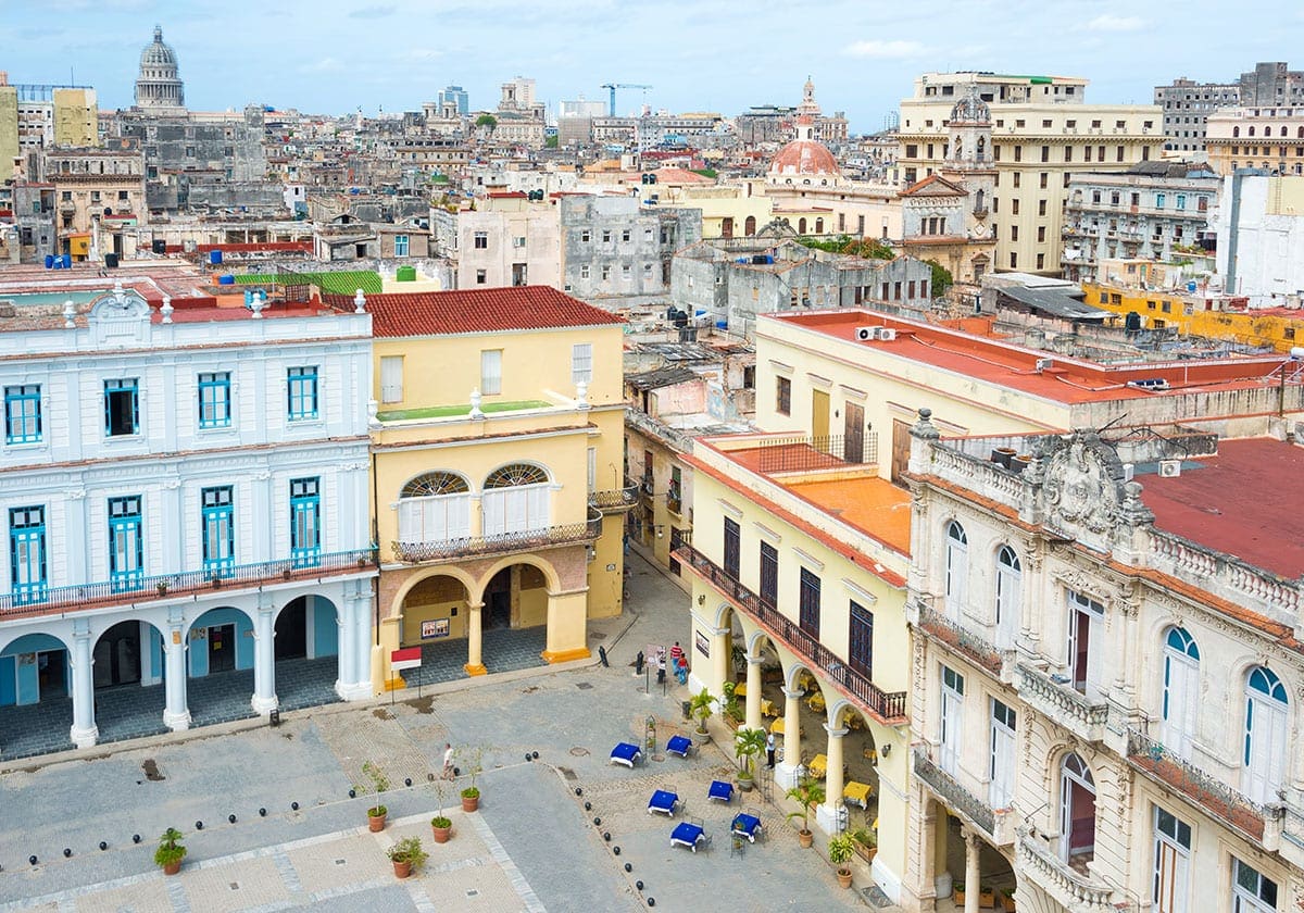 Plaza Vieja i Havana