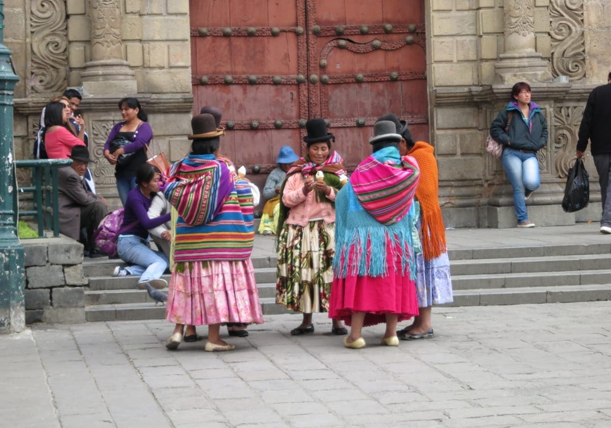 Indianerkvinder i La Paz