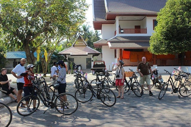 Aftencykeltur i Chiang Mai