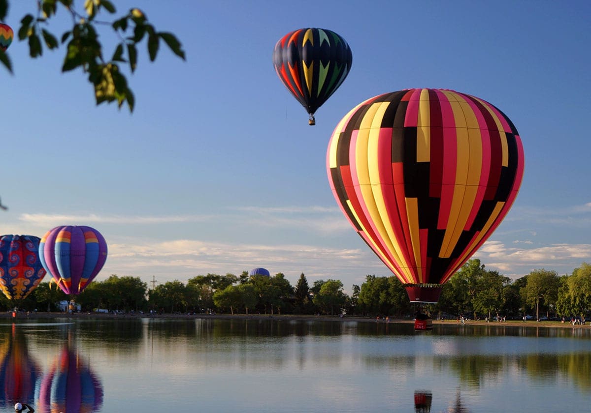 Den internationale luftballon-festival