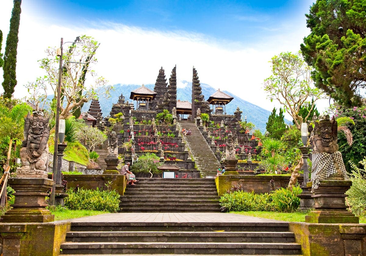 Besakih templet i Bali