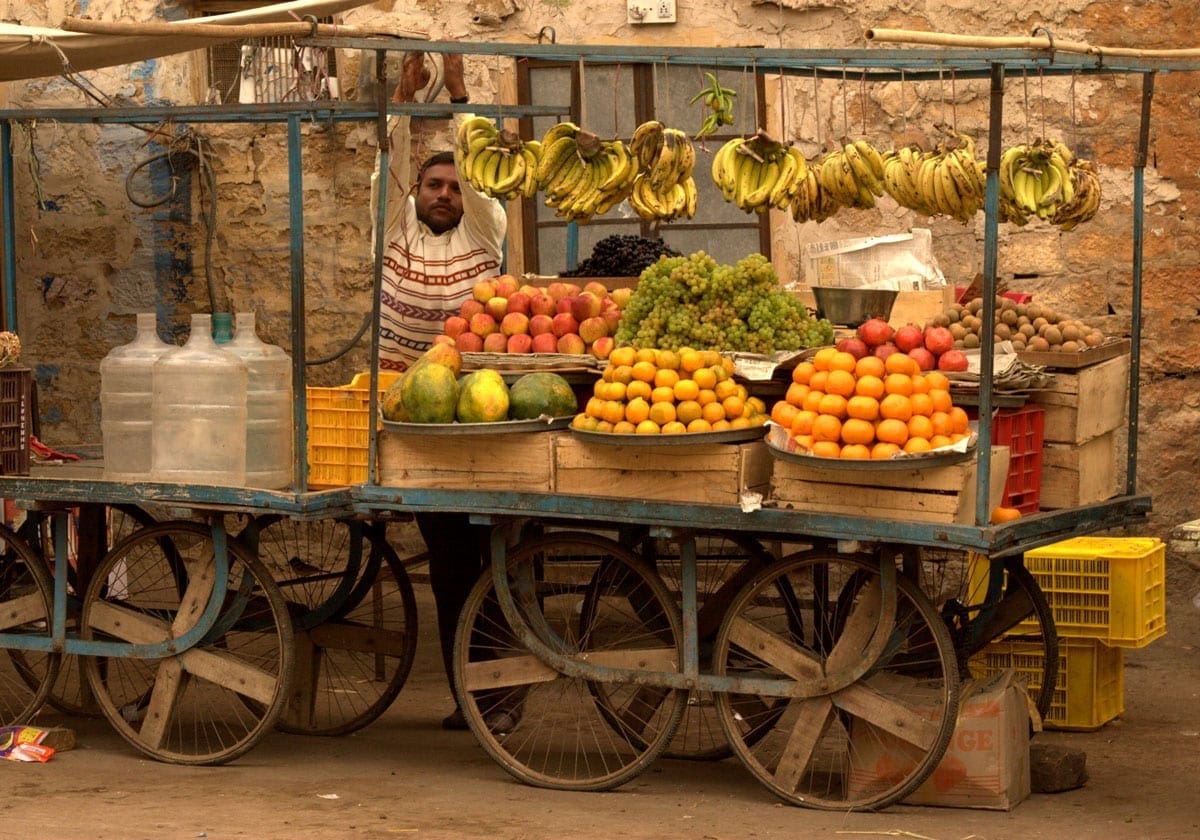 Frugtbod i Jaisalmer
