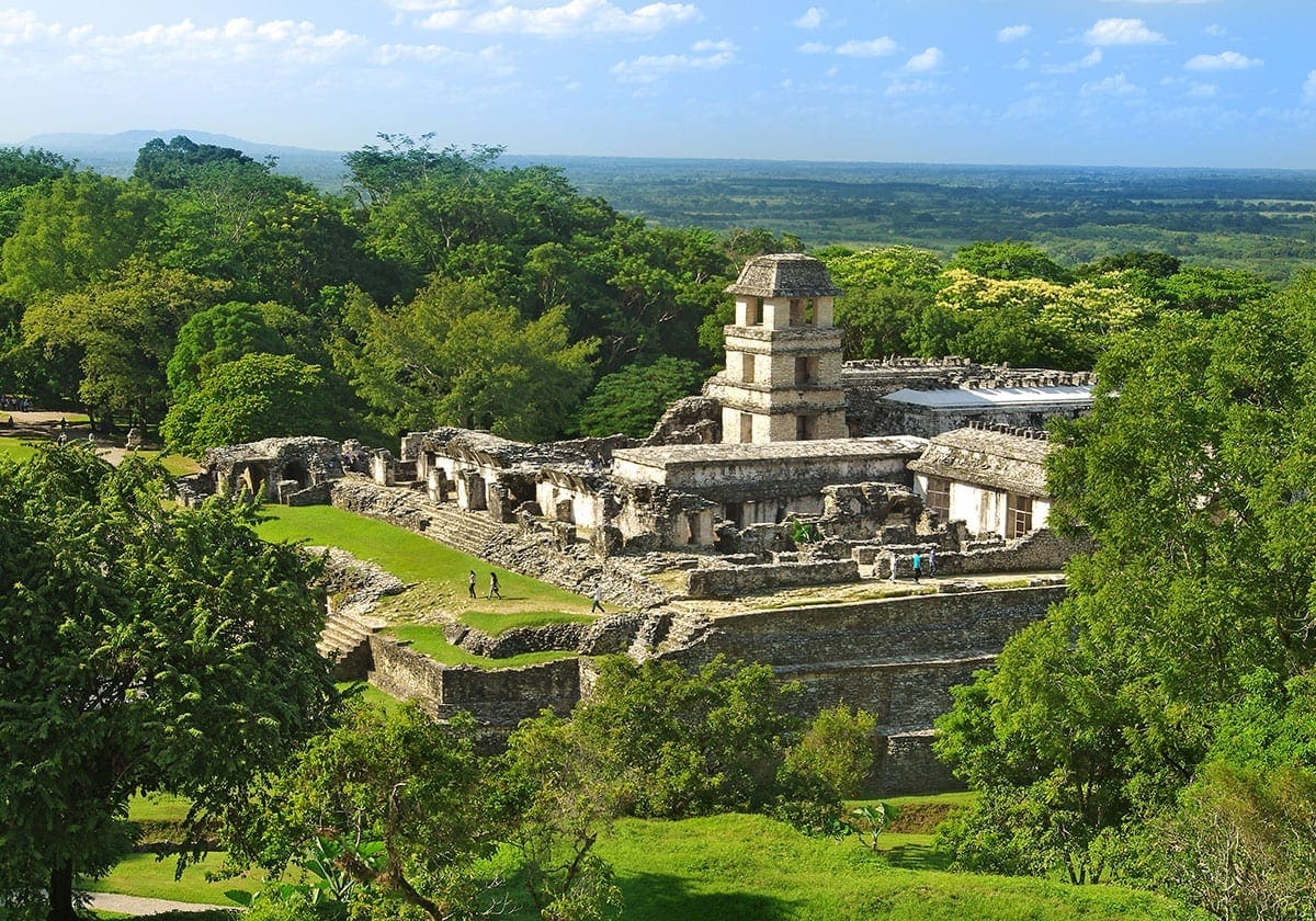 Spændende ruiner i Palenque