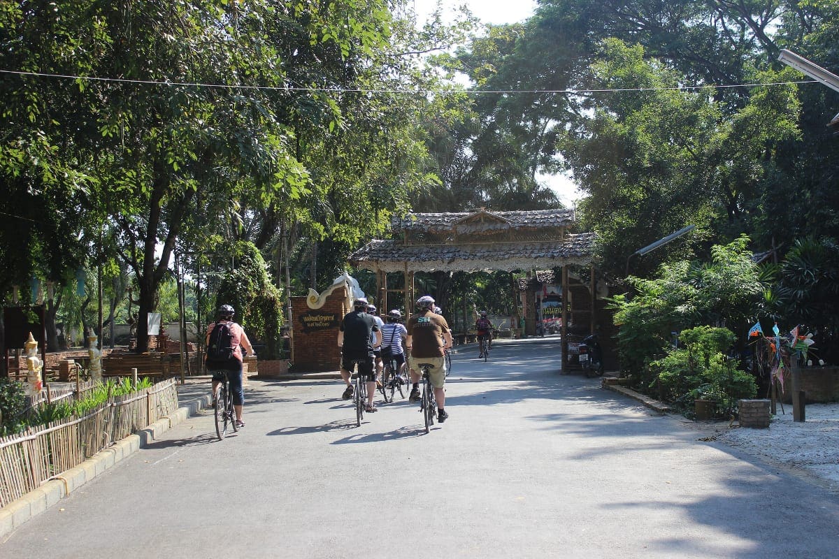 Halvdags cykeltur i Chiang Mai