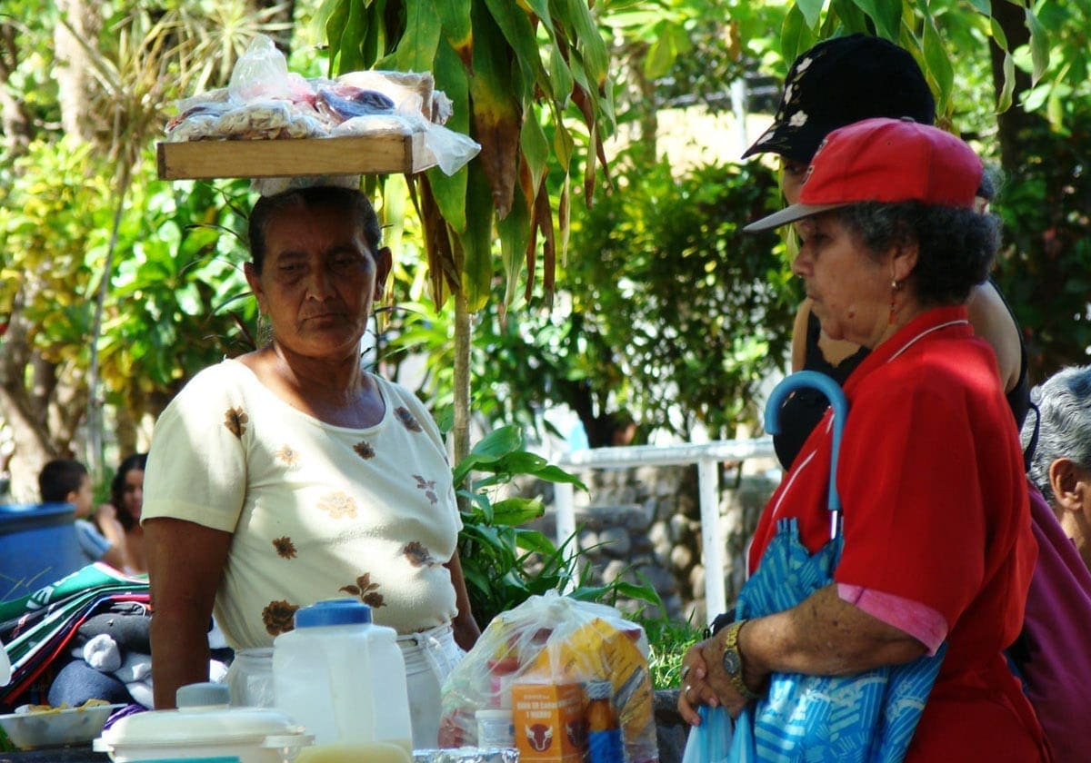 Bod på et marked i Monteverde
