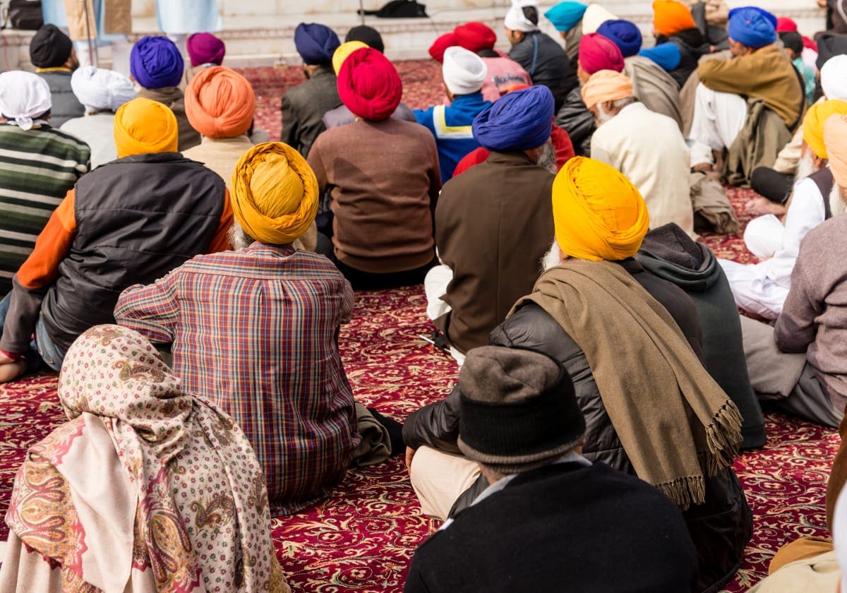 Pilgrimme samler sig i Amritsar