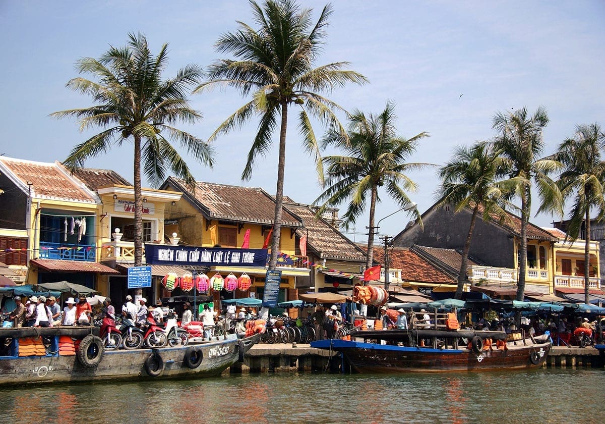 Den hyggelige havn i Hoi An
