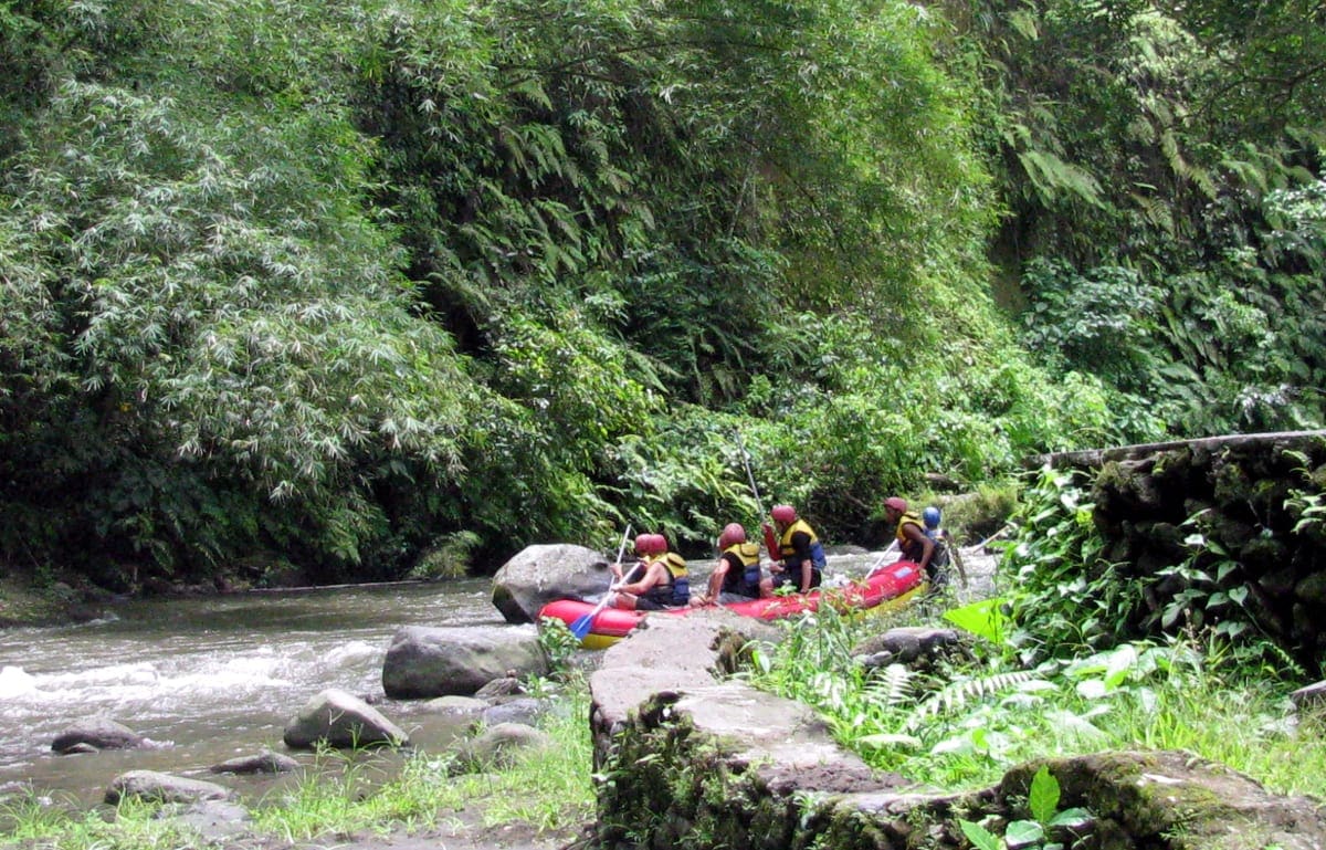 White Water Rafting pÃ¥ floden Ayung