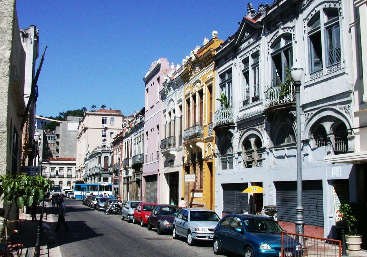En af Rios fine gader