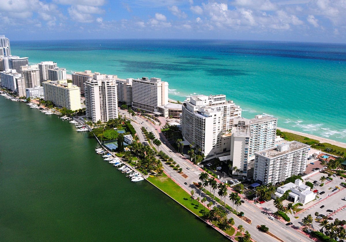 Miami kaldes ogsÃ¥ "Amerikas Riviera"