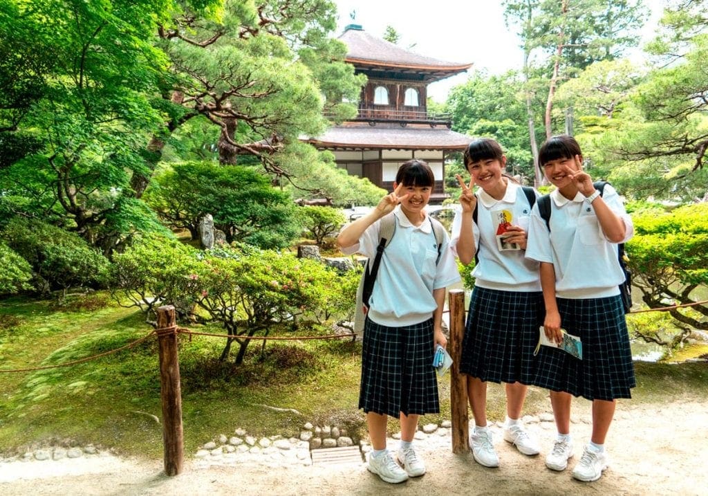 Glade piger i Kyoto