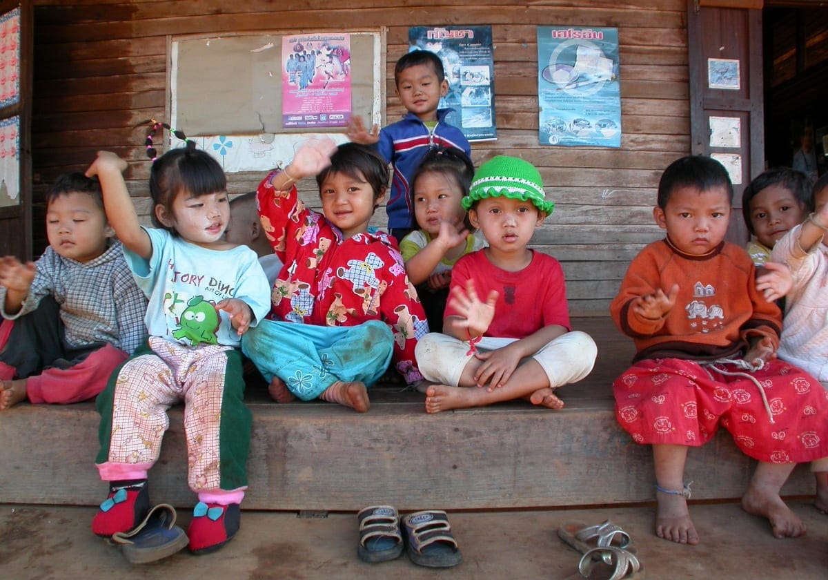 Søde thailandske børn