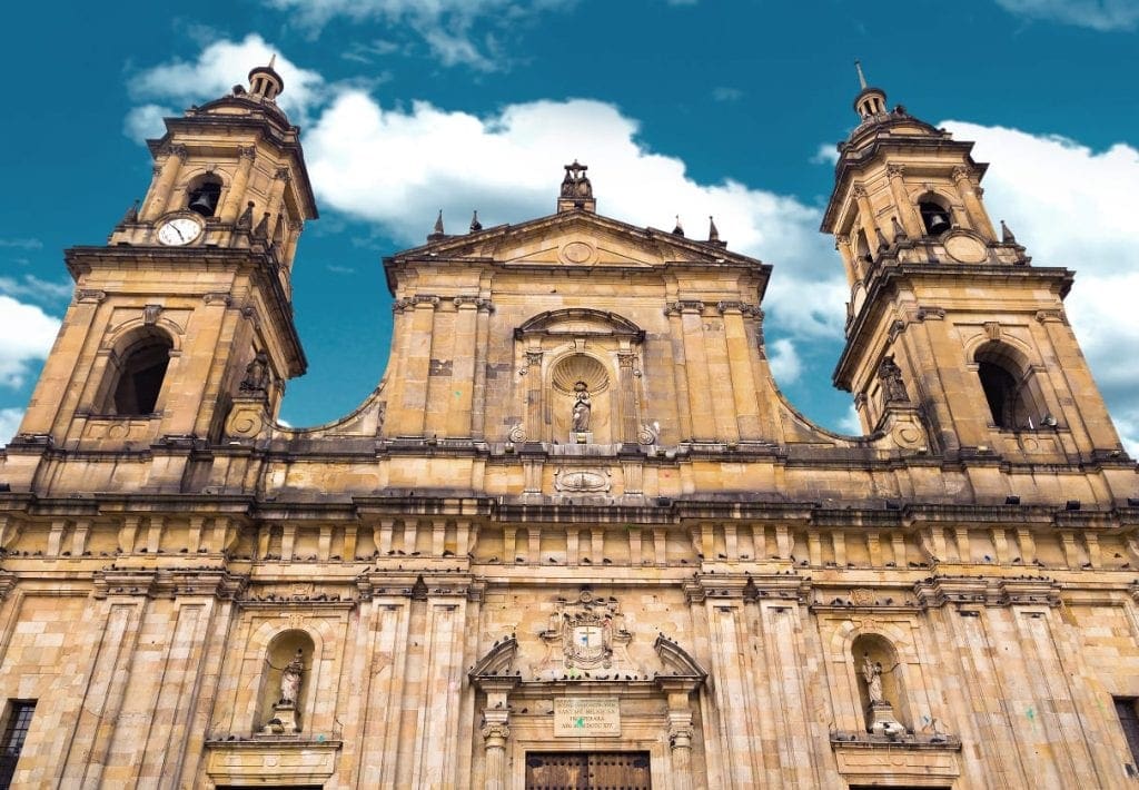 Katedralen i centrum af Bogota