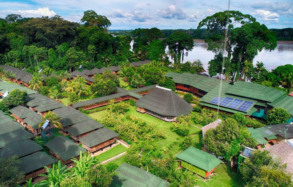 Eco Amazonia Lodge ligger lige ud til floden