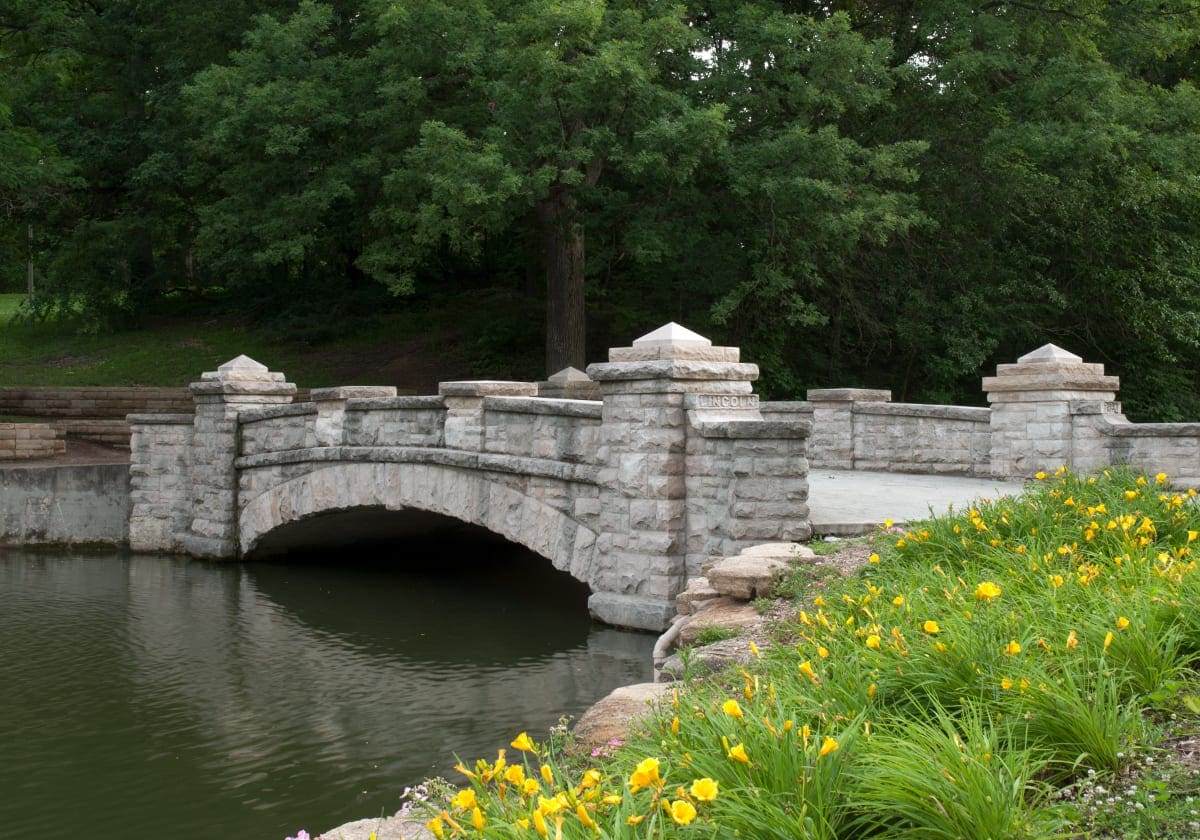 En af de flotte broer i Lincoln Park