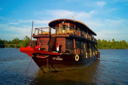 Nyd udsigten over Mekong Deltaet fra soldÃ¦kket