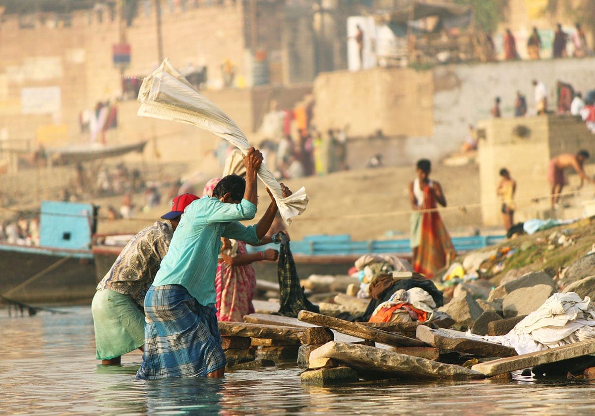 TÃ¸jvask i Ganges