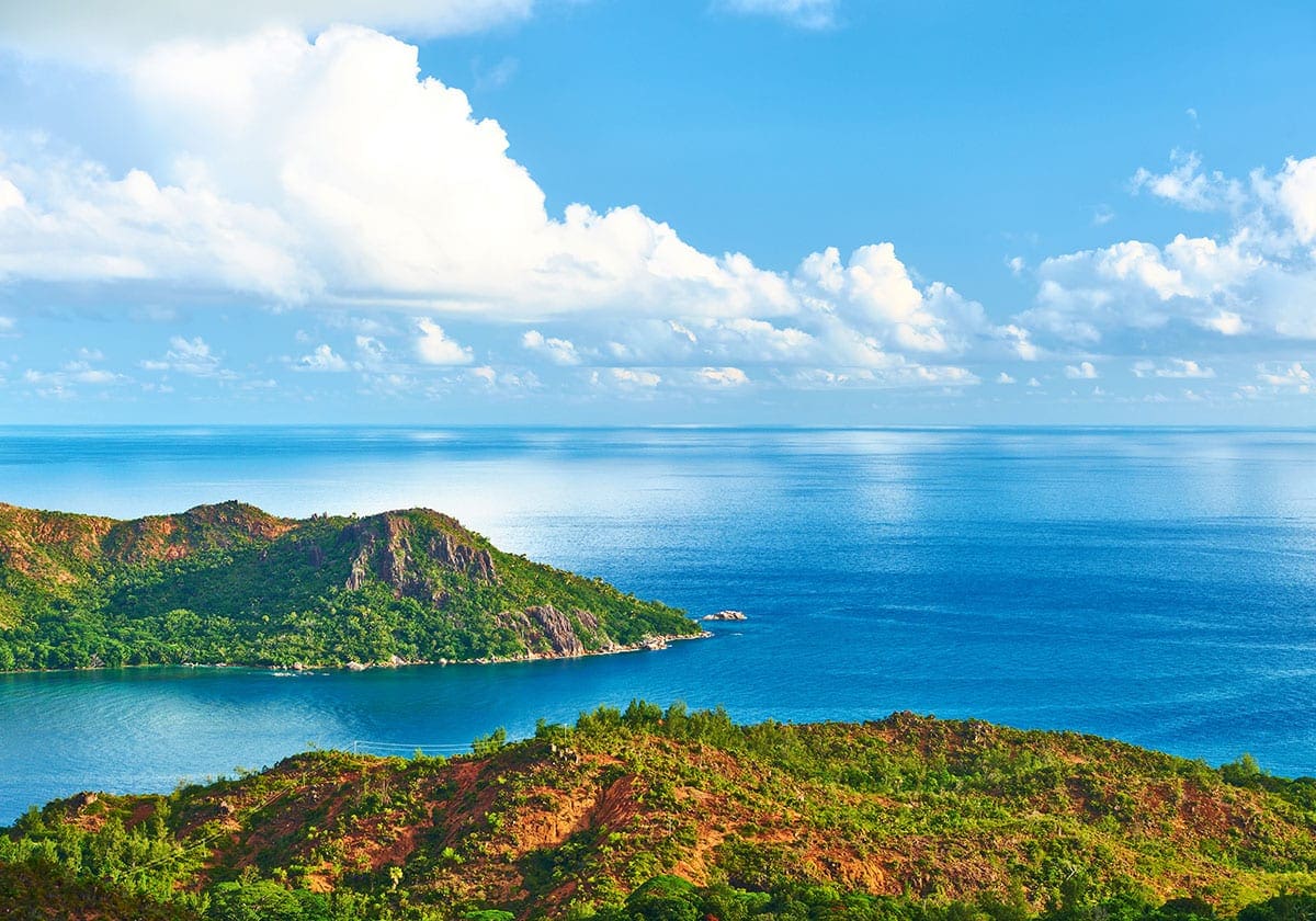 Udsigt ud over Praslin