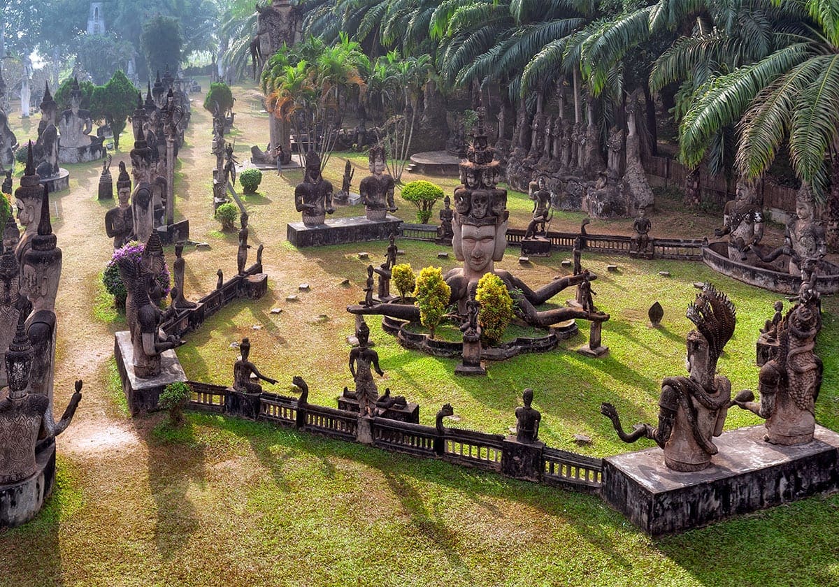 Buddhaparken i Vientiane