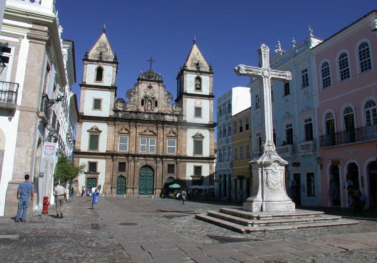Kirke og torv i Salvador