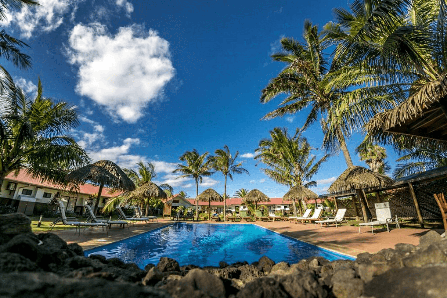 Hotel Taha Tai og pool-omrÃ¥det