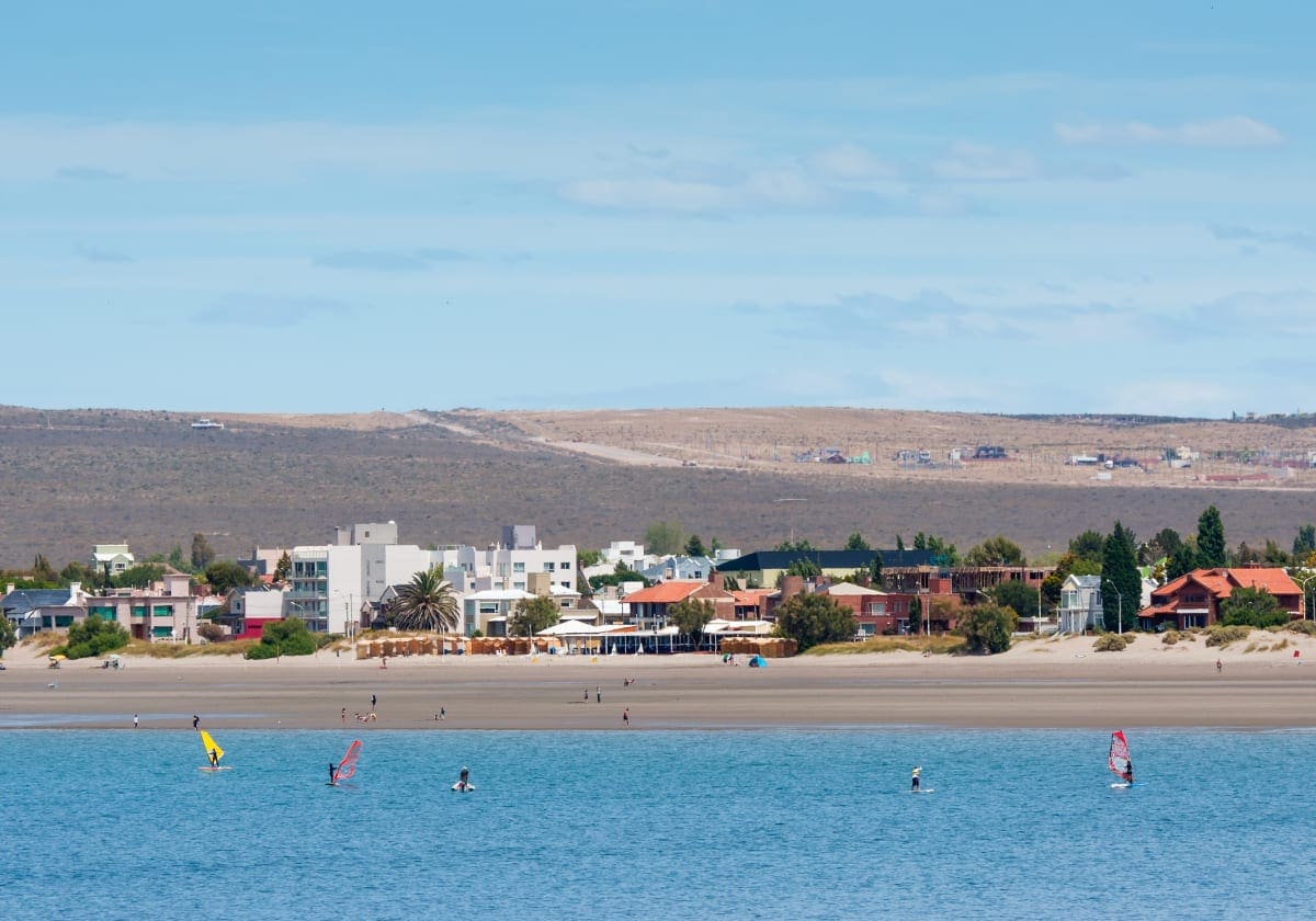 Strand i Puerto Madryn