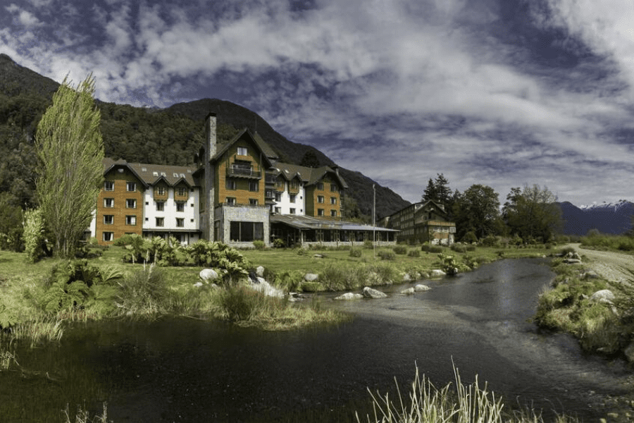 Hotel Natura Patagonia og den smukke udsigt