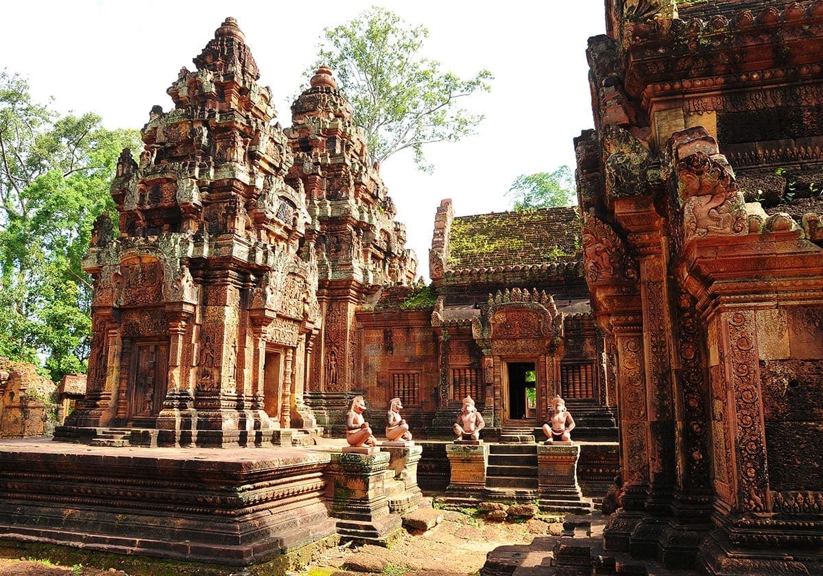 Banteay Srei templet i Angkor Wat komplekset