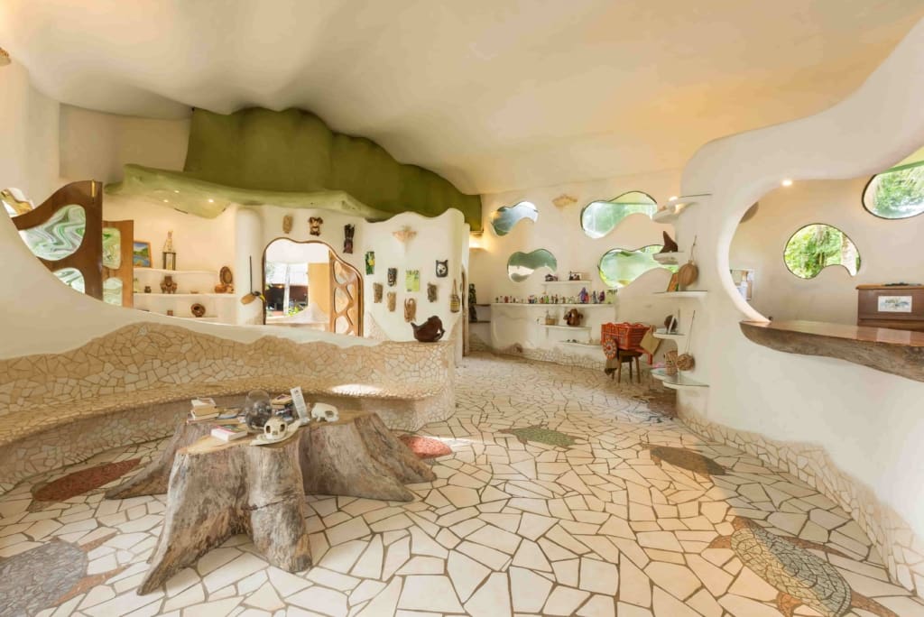 Hotellets reception Rejser til Costa Rica - Rejser til Tortugero - Laguna Lodge