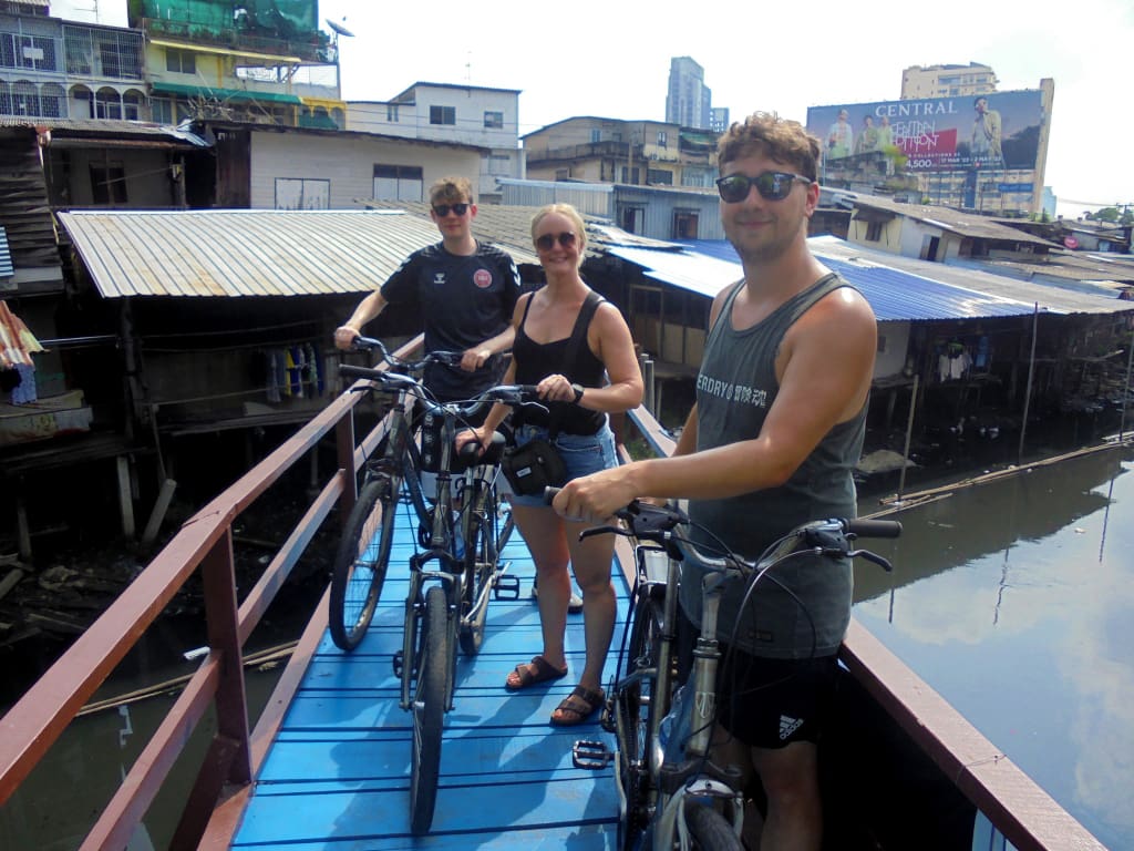 Cykeltur i Bangkok
