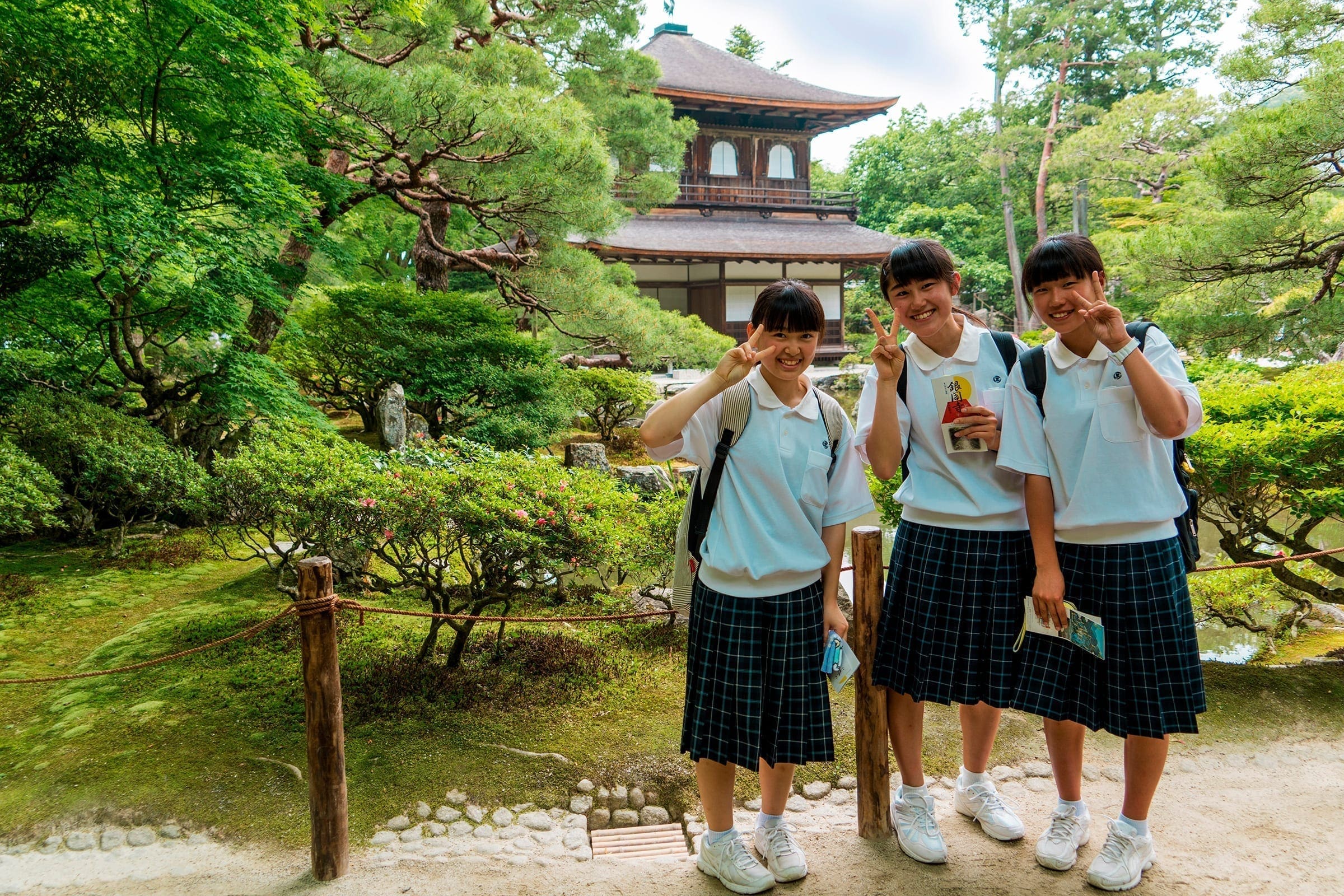 Glade piger i Kyoto