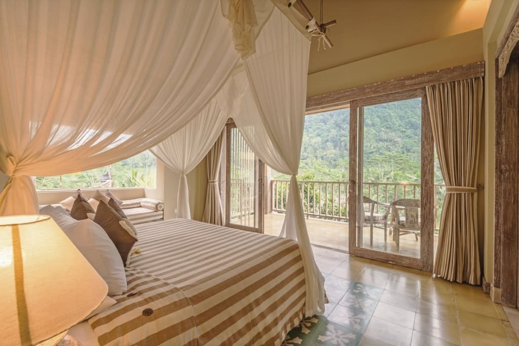 Et af de dejlige værelser - Rejser til Bali - Sidemen - Wapa Di Ume