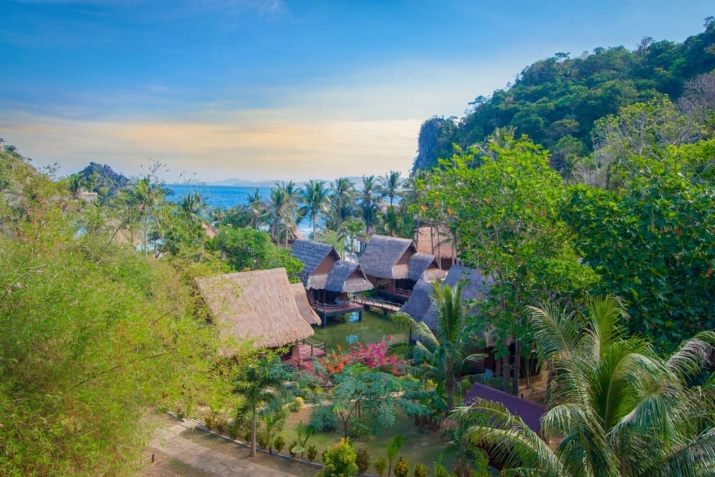 Omgivet af tropisk natur Rejser til Filippinerne - Rejser til El Nido - Cauayan Boutique private island