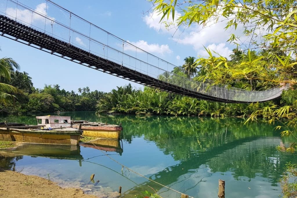 Floden ved hotellet Rejser til Filippinerne - Rejser til Bohol - Loboc River Resort