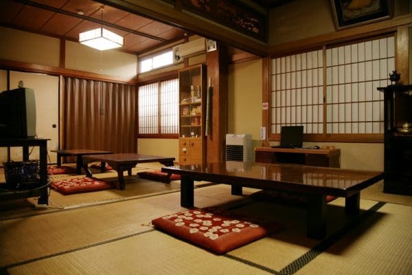 Hotellets fællesområde Rejser til Japan - Rejser til Magome - Magome Chaya