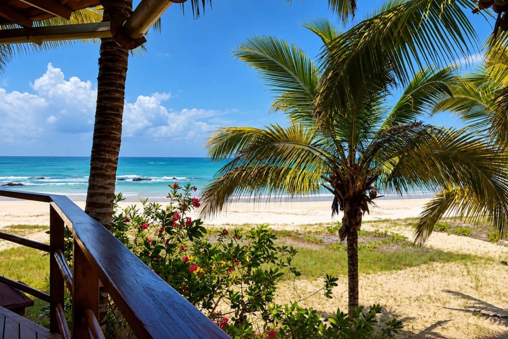 Udsigt til stranden Rejser til Ecuador, Galapagos - La Casa de Marina - Puerto villamil
