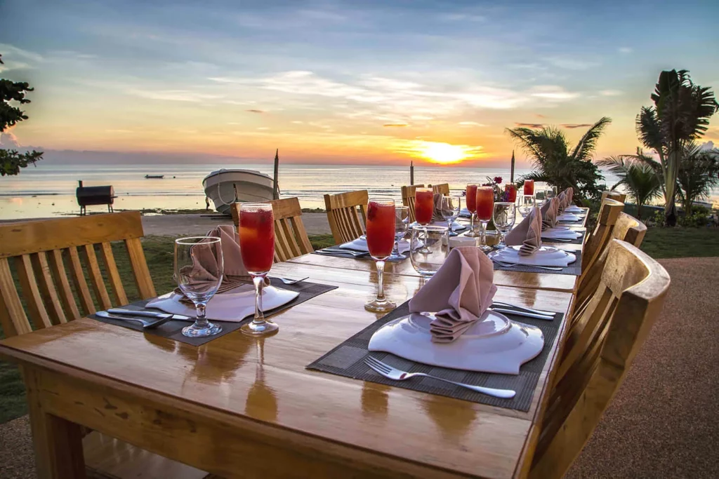 Hotellets restaurant Rejser til Filippinerne - Rejser til Siquijor - Salamangka Resort